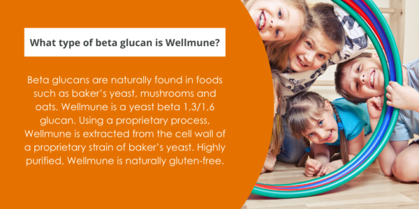 What type of beta glucan is Wellmune?